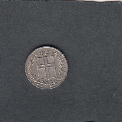 Beschrijving: 25 Aurar  